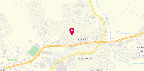 Plan de MAROSELLI Madeleine, Route de Mezzavia, 20167 Ajaccio