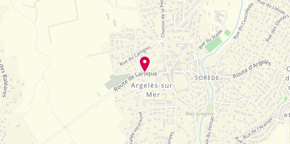 Plan de ARIAS Manuel, 24 Route de Laroque, 66690 Sorède
