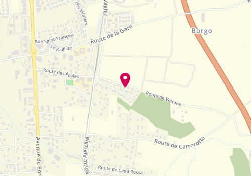 Plan de LUCIANI Anne Marie, 6540 Route de la Lagune 2, 20290 Borgo