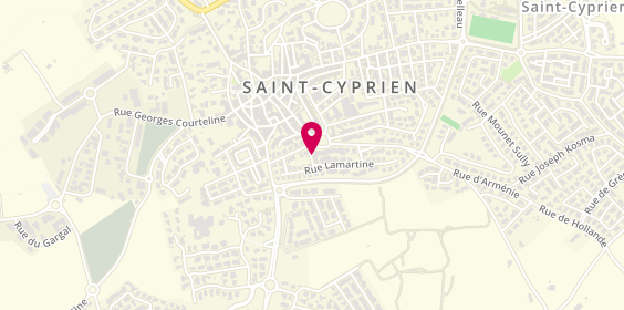 Plan de FAJULA Corinne, 3 Bis Rue Claire Duras, 66750 Saint-Cyprien