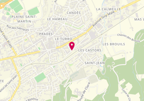Plan de BARTOLI Sandrine, 2 Avenue du General Roques, 66500 Prades