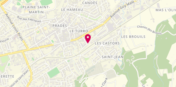 Plan de BADELL Corinne, 2 Avenue du General Roques, 66500 Prades