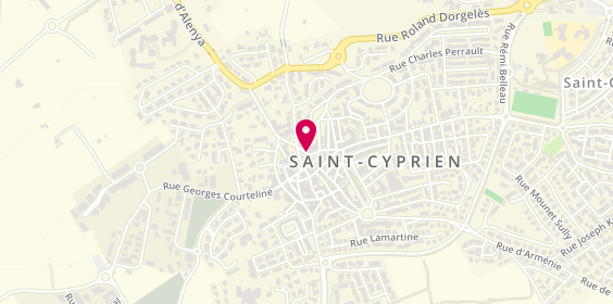 Plan de PERAL Christelle, 31 Bis Avenue du Roussillon, 66750 Saint-Cyprien