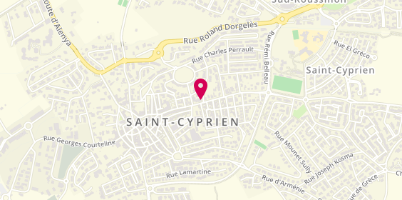 Plan de VILA Charlotte, 65 Avenue du Roussillon, 66750 Saint-Cyprien