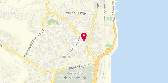 Plan de ALFONSI Guylaine, 3 Rue Jean Pierre Gaffory, 20600 Bastia