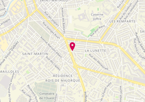 Plan de DEMONTE Florence, 1 Rue Ambroise Croizat, 66100 Perpignan