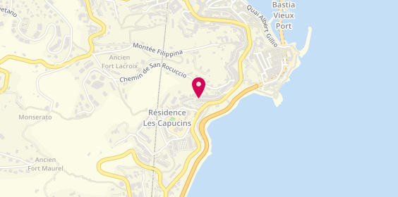 Plan de FABIANI Maria, 11 Rue Saint Joseph, 20200 Bastia