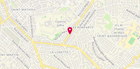 Plan de BOHDOU Karima, 95 Boulevard Aristide Briand, 66000 Perpignan