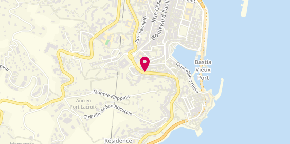 Plan de RISTORI Lélia, 1 Rue Descente des Colonnes, 20200 Bastia