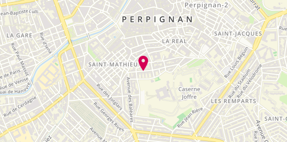 Plan de CARLES Marie-Line, 39 Rue des Rois de Majorque, 66000 Perpignan