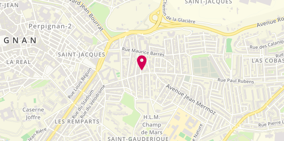 Plan de HELBERT Sylvie, 4 Rue Joseph Roumanille, 66000 Perpignan