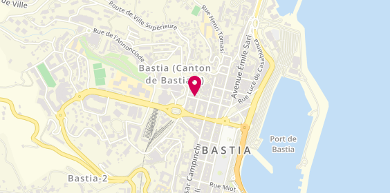 Plan de BARBIER Andréa, 8 Rue Chanoine Colombani, 20200 Bastia