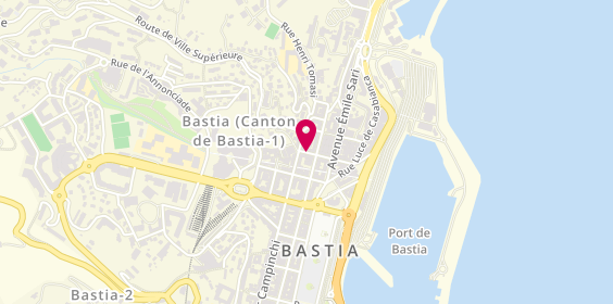 Plan de ANGELOTTI Magalie, 5 Rue Notre Dame de Lourdes, 20200 Bastia