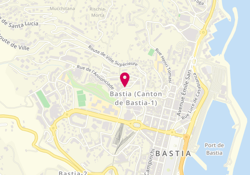 Plan de MAROSELLI Victoria, Quartier Annonciade, 20200 Bastia