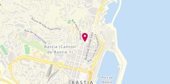 Plan de ALBERTINI Claudia, 63 Boulevard Graziani, 20200 Bastia