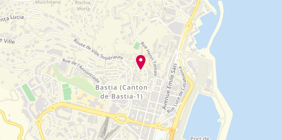 Plan de CERVONI Elisabeth, Quartier Giambelli, 20200 Bastia