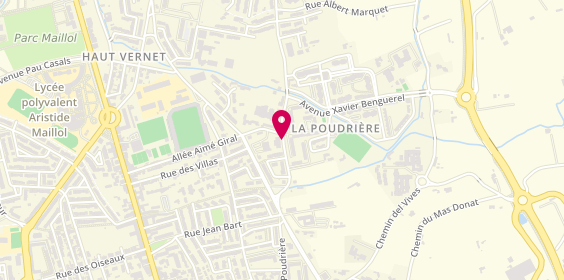 Plan de BOUNEMRI Mounira, 83 Chemin de la Poudriere, 66000 Perpignan