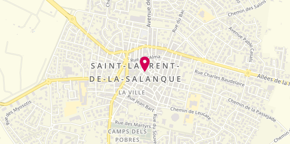 Plan de BARRERE Pierre, 9 Place Lafayette, 66250 Saint-Laurent-de-la-Salanque