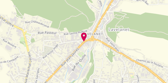 Plan de EYCHENNE Laurence, 8 Rue Jean Jaurès, 09300 Lavelanet