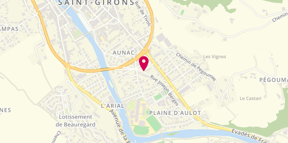 Plan de PEYRONNE Guylaine, 8 Rue Andre Guillaumot, 09200 Saint-Girons