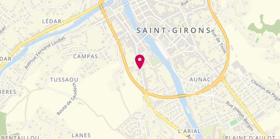 Plan de DOS Santos Katy, 30 Ter Avenue Gallieni, 09200 Saint-Girons