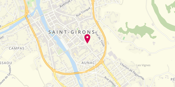 Plan de FOUNEAU-ESCAICH Sylvie, 1 Avenue d'Aulot, 09200 Saint-Girons