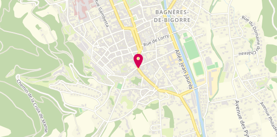 Plan de BOCQUET Catherine, 36 Rue des Pyrenees, 65200 Bagnères-de-Bigorre