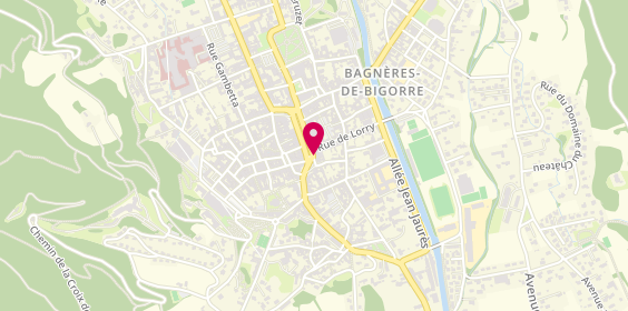 Plan de CARRIORBE Lucie, 18 Place Achille Jubinal, 65200 Bagnères-de-Bigorre