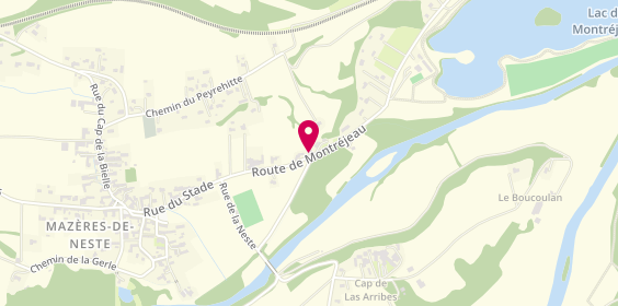 Plan de DUBARRY Samantha, 21 Route de Montrejeau, 65150 Mazères-de-Neste