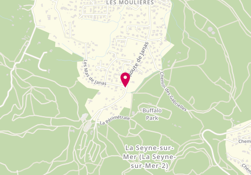 Plan de GARINEAUD Cyrille, 1447 Route de Janas, 83500 La Seyne-sur-Mer