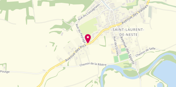 Plan de VALADE Grégory, 30 Avenue des Pics, 65150 Saint-Laurent-de-Neste