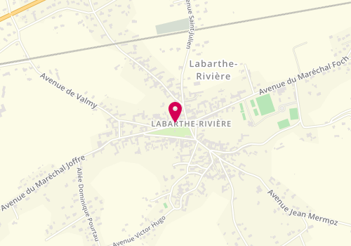 Plan de LABATUT Géraldine, 12 Boulevard de Verdun, 31800 Labarthe-Rivière