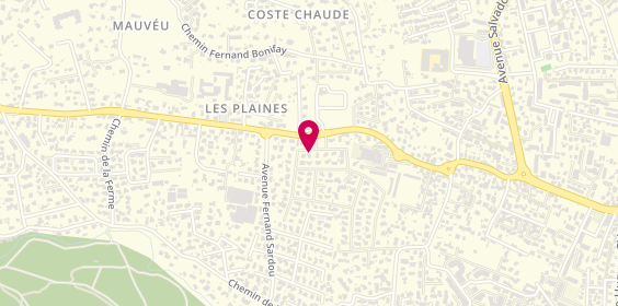 Plan de GRANATA Jérémy, 700 Avenue Pierre Auguste Renoir, 83500 La Seyne-sur-Mer