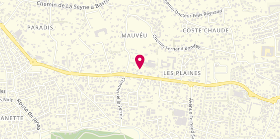Plan de COUANARD Stéphanie, 1251 Avenue Pierre Auguste Renoir, 83500 La Seyne-sur-Mer