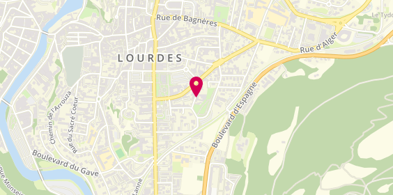 Plan de DUBOE Marie Laure, 8 Rue de l'you, 65100 Lourdes