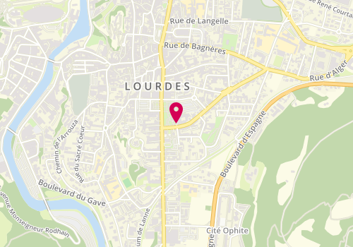 Plan de POIRET Auriane, 8 Passage des Tilleuls, 65100 Lourdes