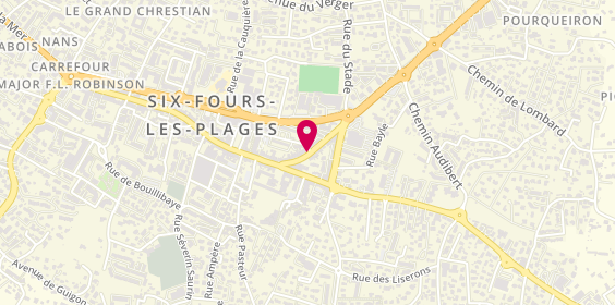 Plan de RAYNAUD Sylvie, 10 Rue de la Republique, 83140 Six-Fours-les-Plages