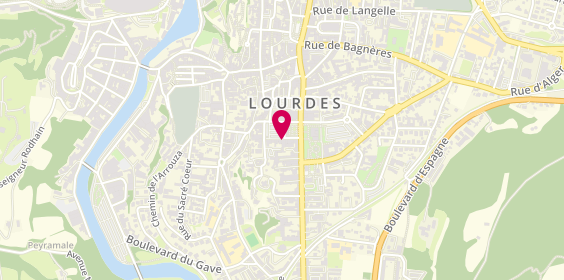Plan de BERGE Valérie, 21 Place du Champ Commun, 65100 Lourdes