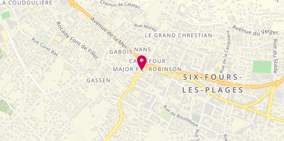Plan de GIRAUDO Camille, 1 Avenue Laennec, 83140 Six-Fours-les-Plages