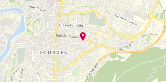 Plan de FANOI Magali, 1 Place de la Republique, 65100 Lourdes