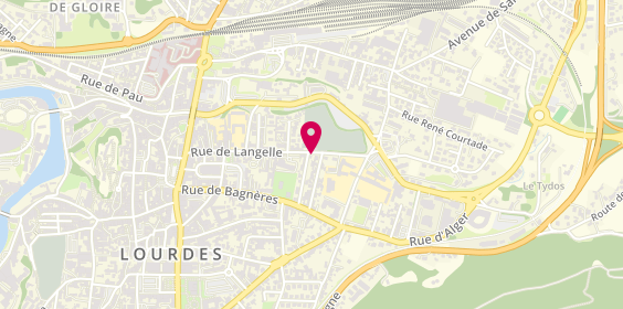 Plan de DOS Santos Jessica, 40 Rue de Langelle, 65100 Lourdes