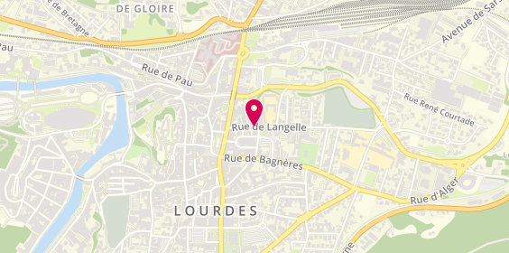 Plan de MOGOULIKO Marie, 10 Rue de Langelle, 65100 Lourdes