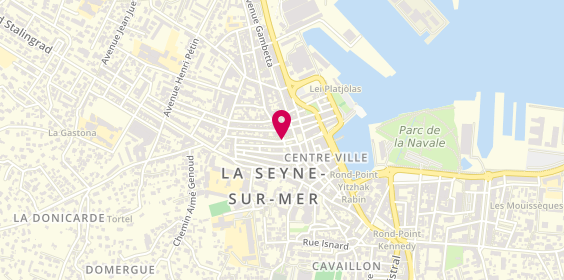 Plan de AUGE Karine, 4 Rue Denfert Rochereau, 83500 La Seyne-sur-Mer
