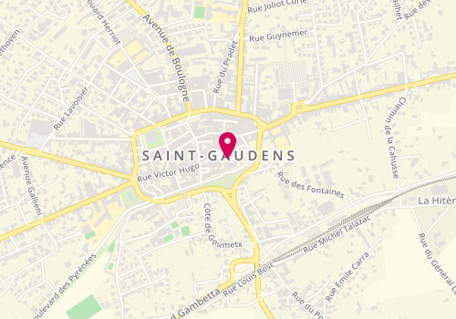 Plan de SALESSES Jeanne, 18 Place Jean Jaures, 31800 Saint-Gaudens