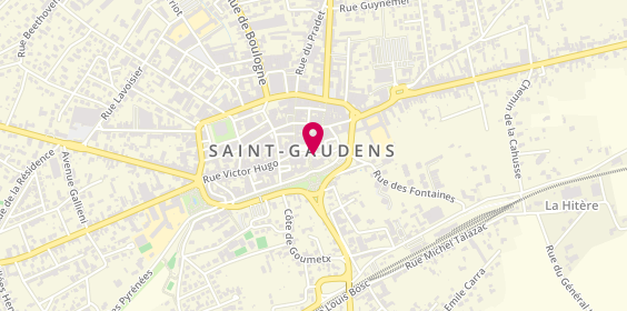 Plan de BACQUERIE Anne Sophie, 18 Place Jean Jaures, 31800 Saint-Gaudens