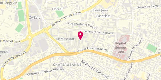 Plan de CAGNARD Nathalie, 423 Avenue Rosa Luxemburg, 83500 La Seyne-sur-Mer