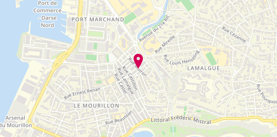 Plan de FILLOT Claudine, 146 Rue Muiron, 83000 Toulon