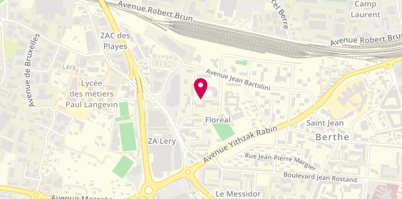 Plan de POIVRET Maéva, 139 Rue Jean Ferrat Les Mimosas, 83500 La Seyne-sur-Mer