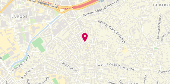 Plan de CALISTRI René, 117 Rue Joseph Gay Lussac, 83000 Toulon
