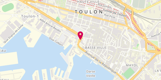Plan de ADJEDJ Thibaud, 28 Rue Anatole France, 83000 Toulon